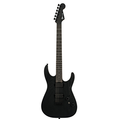 Charvel Pro-Mod Plus Dinky DK24 HH HT Black Ash Elektro Gitar (Gigbag Dahil)