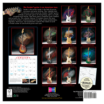 Fender 2027 Fender Custom Shop Takvimi