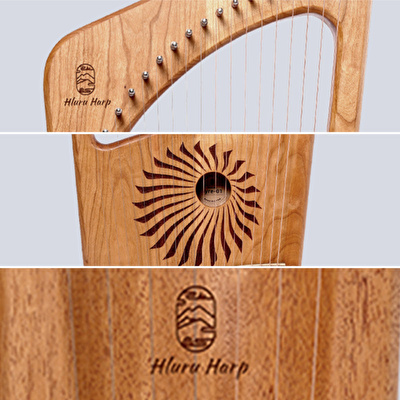 HLURU LEL19 Earth-Light 19 Telli Lyre Harp