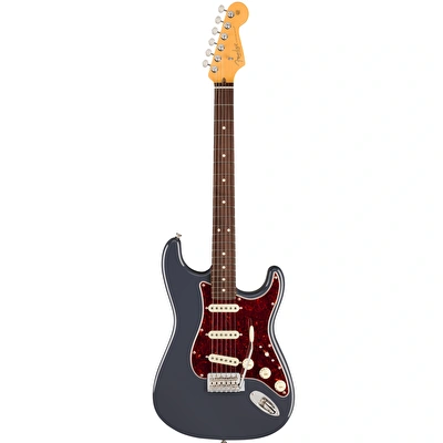 Fender American Professional Classic Stratocaster Faded Black Elektro Gitar(Gigbag Dahil)