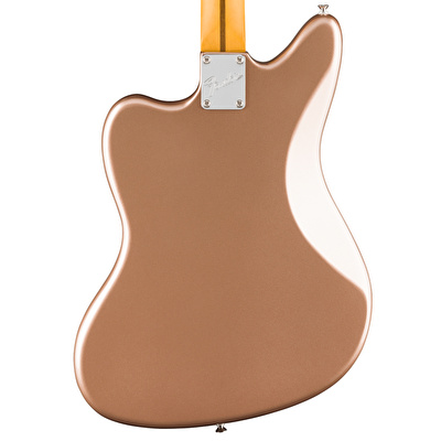 Fender American Professional Classic Jaguar Faded Firemist Gold Elektro Gitar (Gigbag Dahil)