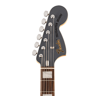 Fender Chris Shiflett Cleaver Telecaster Deluxe Gülağacı Klavye Charcoal Frost Metallic Elektro Gitar