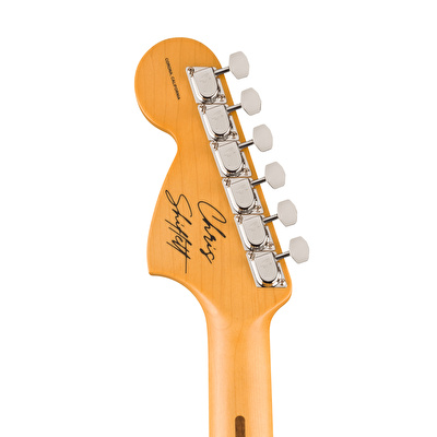 Fender Chris Shiflett Cleaver Telecaster Deluxe Gülağacı Klavye Charcoal Frost Metallic Elektro Gitar