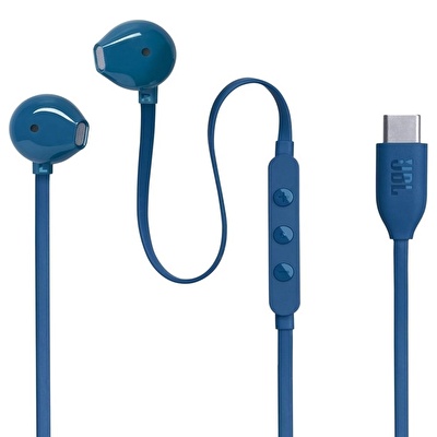 JBL Tune 305C USB-C Kablolu Kulak İçi Mavi Kulaklık
