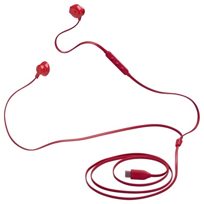 JBL Tune 305C USB-C Kablolu Kulak İçi Kırmızı Kulaklık
