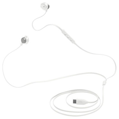JBL Tune 305C USB-C Kablolu Kulak İçi Kulaklık, Beyaz
