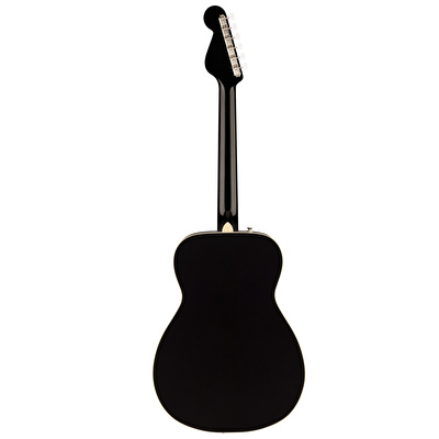 Fender California Vintage Malibu Black Elektro Akustik Gitar (Case Dahil)