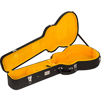Fender California Vintage Malibu Black Elektro Akustik Gitar (Case Dahil)