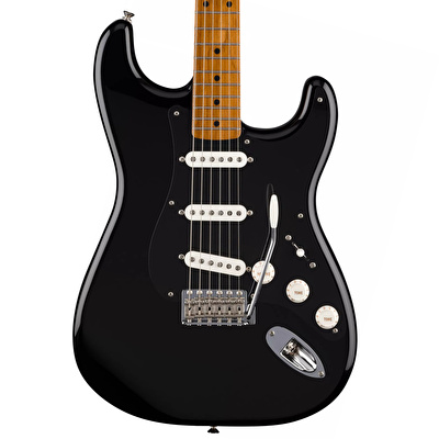 Fender Limited Edition Vintera II 50's Stratocaster CS Fat 60's PU Black Siyah Elektro Gitar (Gigbag Dahil)
