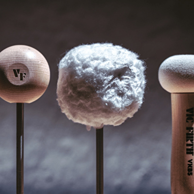 VIC FIRTH VKB3 VicKick Fleece Kaplı Keçe Bas Davul Tokmağı