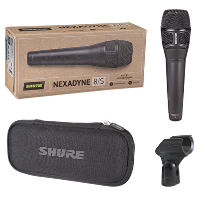 SHURE NXN8/S Nexadyne Serisi Supercardioid Dinamik Vokal Mikrofonu