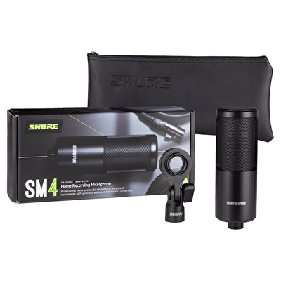 SHURE SM4-K Çift Diyaframlı Kondansatör Stüdyo Mikrofonu