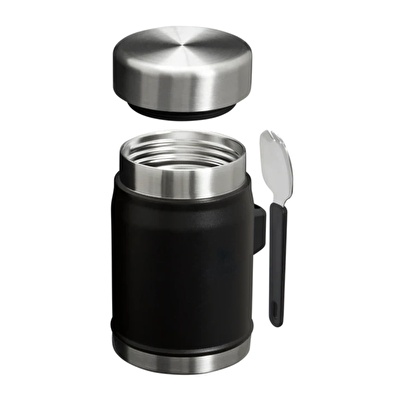 STANLEY The Legendary Food Jar + Spork 0.4L / 14oz Black 2.0