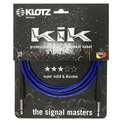 Klotz KIK 6 Metre Mavi Enstrüman Kablosu