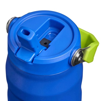 STANLEY The IceFlow™ Bottle Flip Straw Pipetli Termos 2.0 0.47L / 16oz Cobalt Chartreuse