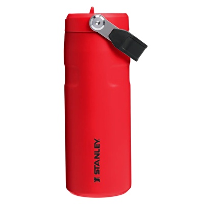 STANLEY The IceFlow Bottle Flip Straw Pipetli Termos 2.0 0.47L / 16oz Chili Black