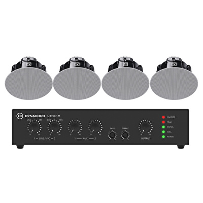 ElectroVoice BSYS-EVID-C6.2-G2W - Premium Tavan Hoparlör Seti, Beyaz