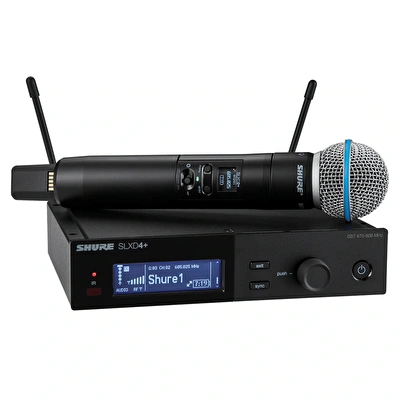 SHURE SLXD24+E/B58-G65 Beta 58 Dijital El Telsiz Mifrofon Seti