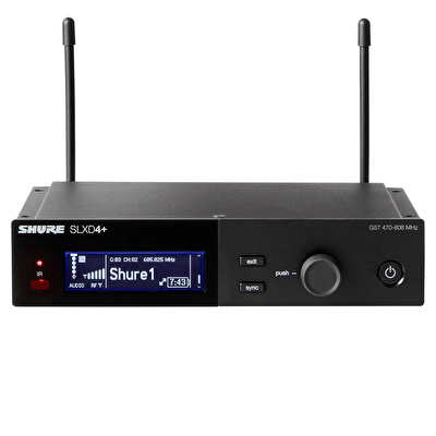 SHURE SLXD24+E/B58-G65 Beta 58 Dijital El Telsiz Mifrofon Seti