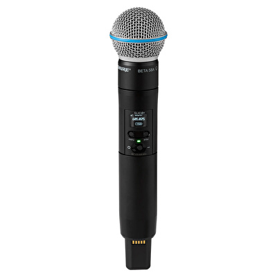 SHURE SLXD24+E/B58-G65 Beta 58 Dijital El Telsiz Mifrofon Seti