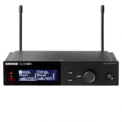 SHURE SLXD24D+E/58-G65 2xSM58 Dijital İkili El Telsiz Mikrofon Seti