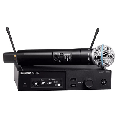 SHURE SLXD24E/B58-G59 Beta 58 Telsiz El Mikrofon Seti
