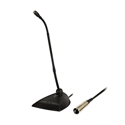 SHURE MX412D/C 12" Gooseneck Kürsü Mikrofonu (Tabanlık Dahil)