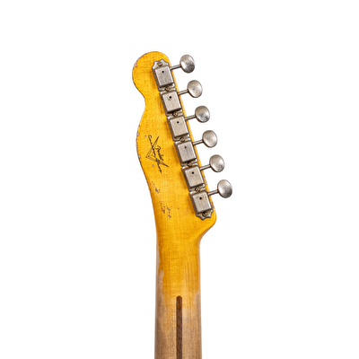 Fender Custom Shop 1952 Telecaster Super Heavy Relic Aged 2 Renk Sunburst Elektro Gitar