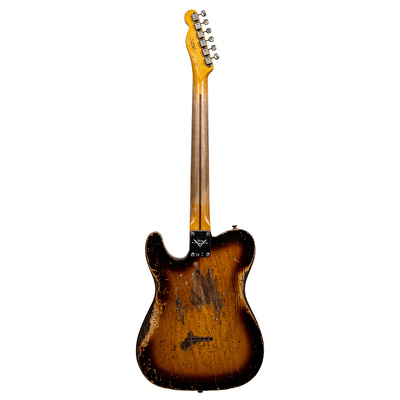 Fender Custom Shop 1952 Telecaster Super Heavy Relic Aged 2 Renk Sunburst Elektro Gitar