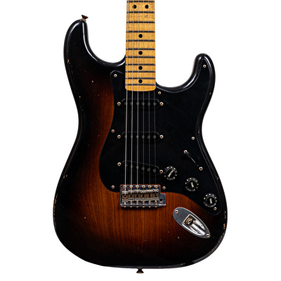 Fender Custom Shop Masterbuilt Andy Hicks 1969 Stratocaster Journeyman Relic Faded 2 Renk Sunburst Elektro Gitar