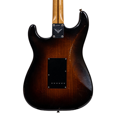 Fender Custom Shop Masterbuilt Andy Hicks 1969 Stratocaster Journeyman Relic Faded 2 Renk Sunburst Elektro Gitar