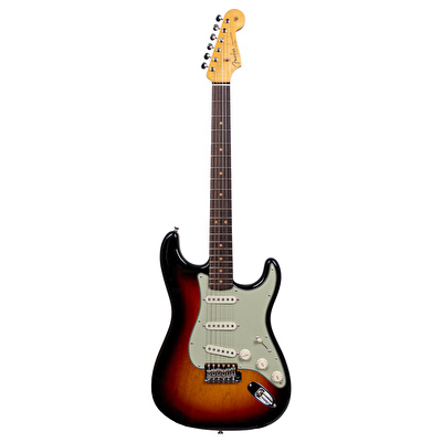 Fender Custom Shop 1963 Stratocaster NOS 3 Renk Sunburst Elektro Gitar