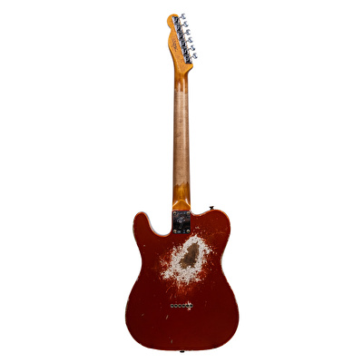 Fender Custom Shop 1970's Telecaster Custom Heavy Relic Firemist Orange Elektro Gitar