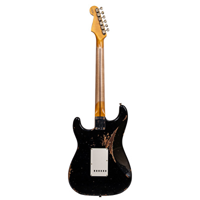 Fender Custom Shop 1957 Stratocaster Heavy Relic Siyah Elektro Gitar