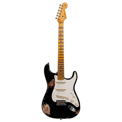 Fender Custom Shop 1957 Stratocaster Heavy Relic Siyah Elektro Gitar