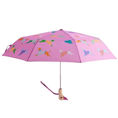 ORIGINAL DUCKHEAD Duck Kompakt Şemsiye Dogs in Pink