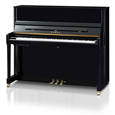 KAWAI K-300(J) ATX4 M/PEP Parlak Siyah Duvar Piyanosu - ATX4 Kulaklık Sistemli - Japon Üretimi