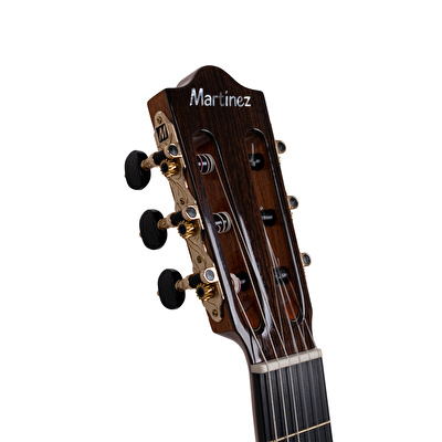 Martinez Almeria Luthier Rosewood Elektro Klasik Gitar