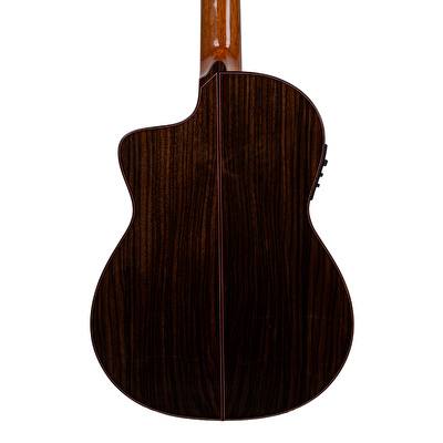 Martinez Almeria Luthier Rosewood Elektro Klasik Gitar