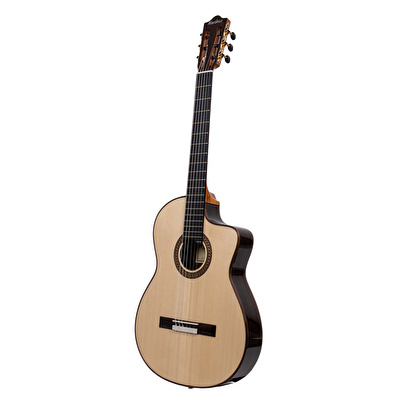 Martinez Almeria Luthier Rosewood Elektro Klasik Gitar