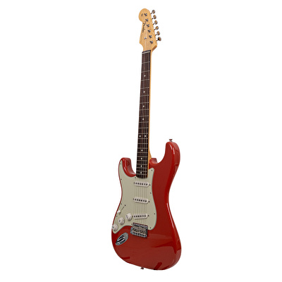 Fender Made in Japan Traditional 60s Stratocaster Fiesta Red Solak Elektro Gitar