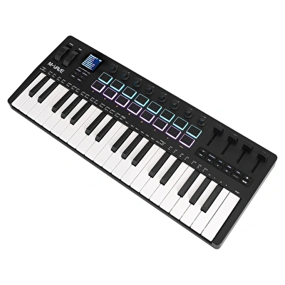 M-VAVE SMK-37 PRO BLACK 37 Tuşlu Kablosuz MIDI Klavye