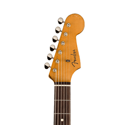 Fender Custom Shop Masterbuilt  by Paul Waller - John Frusciante Stratocaster Super Heavy Relic 3 Renk Sunburst Elektro Gitar