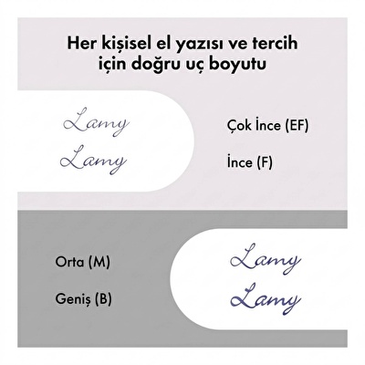 LAMY Lx Dolma Kalem Mavi Kaplama Klips M Uç