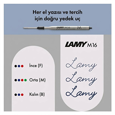 LAMY Lx Tükenmez Kalem Mavi Kaplama Klips