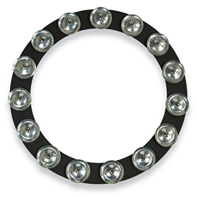 LATIN PERCUSSION LP3814BGA - Tambo-Ring Black w/Steel Jingle, 14″