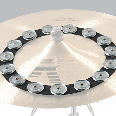 LATIN PERCUSSION LP3814BGA - Tambo-Ring Black w/Steel Jingle, 14″