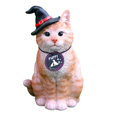 GIFTPOINT GP-3376 - Halloween Kedi Sarı Oturan