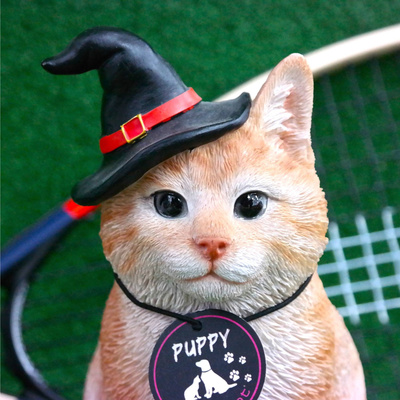 GIFTPOINT GP-3376 - Halloween Kedi Sarı Oturan