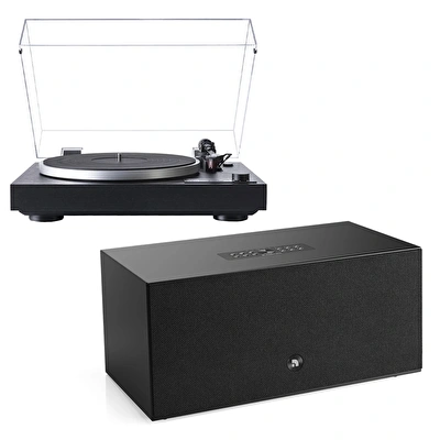 Audio Pro C20 W Hoparlör, Dual CS 429 Pikap Black Hi-Fi Müzik Sistemi